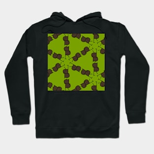 Letter R, the pattern 3 Hoodie